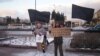 Пикет "Партии мертвых" против повышения платы за проезд. Петербург, 8 декабря 2019 года. Фото: Дарья Кабра