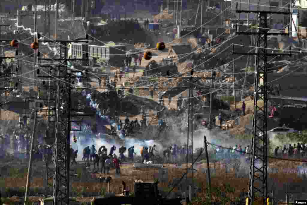 Противостояние у границы Израиля и Сектора Газа. 11 октября 2015 года.&nbsp;
