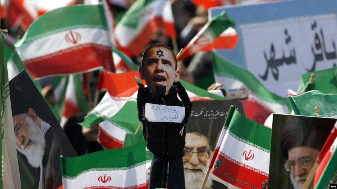هوادارن حکومت ایران در راهپیمایی ۲۲ بهمن