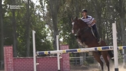 Young Kyrgyz Equestrians Clear Hurdles In Expensive Sport