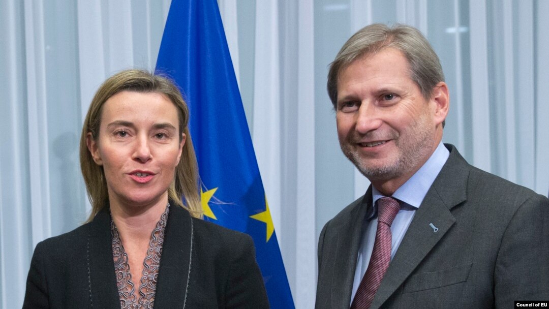 Frederica Mogherini i Johannes Hahn