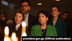 სალომე ზურაბიშვილი პარიზის წმინდა ნინოს სახელობის ეკლესიაში