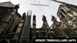 Lucrările de securizare a părții de sus a catedralei nu s-au încheiat