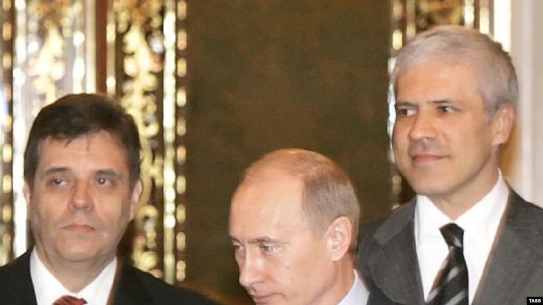 Vojislav Koštunica, Vladimir Putin i Boris Tadić u Kremlju, 25. januara 2008