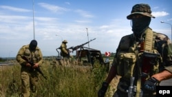 Среди тех, кто воевал на стороне российских гибридных сил, были и граждане Чехии. Окрестности Луганска, июль 2014 года