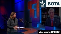 Fred Fleitz gjatë intervistës për Radion Evropa e Lirë. 25 mars 2026. 