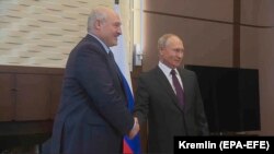 Александр Лукашенко и Владимир Путин. Россия, Сочи, 14 сентября 2020 года