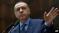 Presidenti turk Recep Tayyip Erdogan 