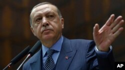 Turkish President Recep Tayyip Erdogan