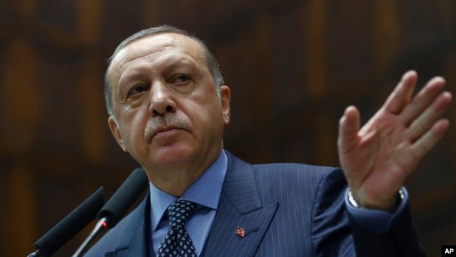 Erdoğan ittihamları rədd edir