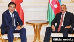 მიხეილ სააკაშვილი და ილჰამ ალიევი, 2010 წლის 14 სექტემბრის ფოტო