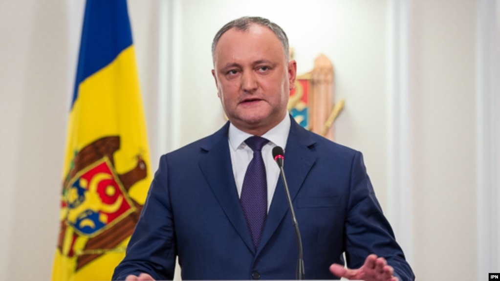 Moldova President Igor Dodon