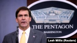 FILE: U.S. Defense Secretary Mark Esper