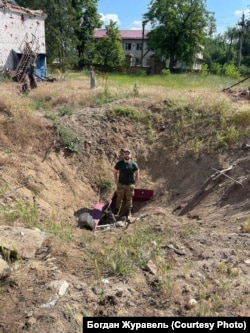 Богдан Журавель під час військової служби