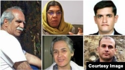Iran -- Five Iranian Labor activists who've been arrested among 12 people on April 26, 2019.