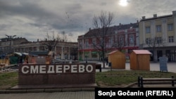 Centar grada Smedereva, industrijskog grada za koji se vezuju planovi o gradnji rafinerije, 28.1.2026. 