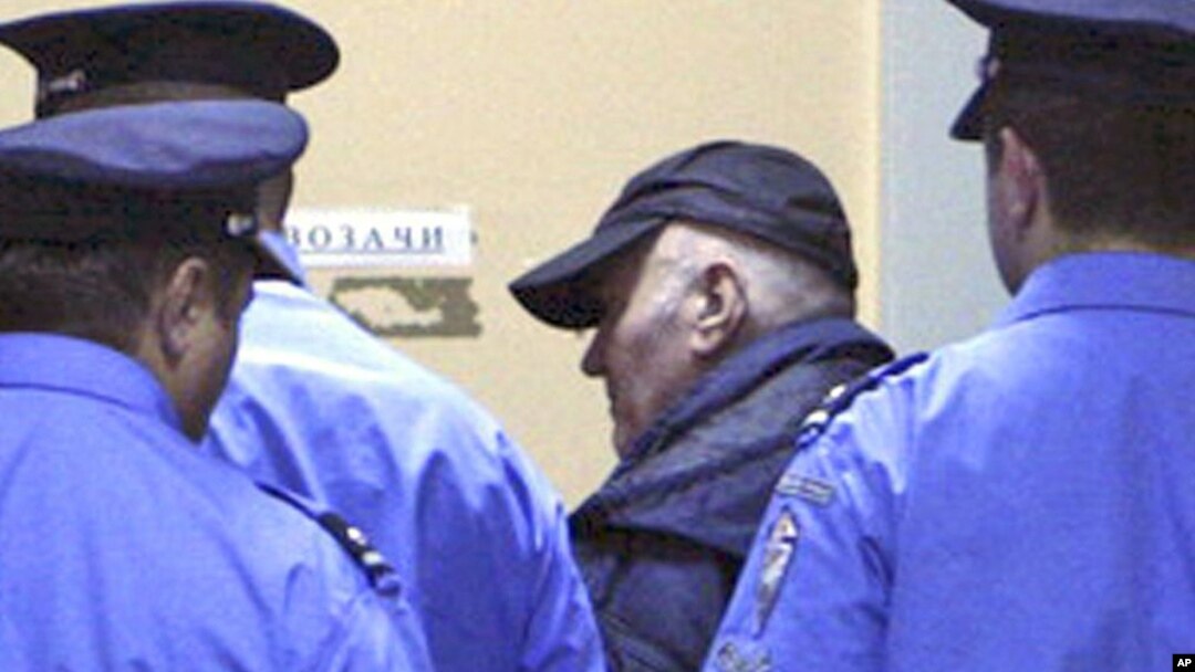 Ратко Младич в белградском суде