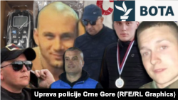 Fotografitë e shtetasve serbë të dëbuar, të publikuara nga Policia e Malit të Zi. Ilustrim i REL-it.