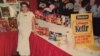 Ludmila Smolyansky​ operates a Lifeway stand at a trade show shortly after the company was founded in 1986.