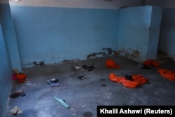 Prazna soba u zatvoru Al-Šadadi nakon što su neki od zatvorenika pobjegli, 20. januar 2026.