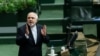 Iranian Foreign minister Mohammad Javad Zarif speaking at the Parliament on January 20, 2020.