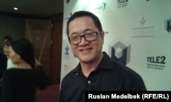 Энди Ши - дүниежүзілік "Autism Speakers" ұйымының президенті. Алматы, 26 маусым 2014 жыл.