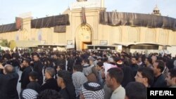 Shi'ite Muslim pilgrims are marking the Ashura commemoration in Kerbala, Iraq.