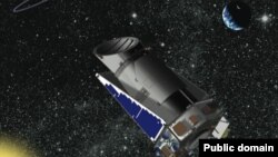 ABŞ-nyň NASA kosmos agentligi tarapyndan Ýere meňzeş planetalary tapmak missiýasy bilen 2009-njy ýylda kosmosa uçurylan "Kepler" teleskopynyň model-görnüşi.