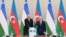 Azərbaycan prezidenti İlham Əliyevlə Özbəkistan prezidenti Şavkat Mirziyoyevin görüşü