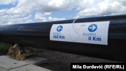 Conductă TurkStream în construcție în Serbia 