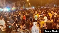 The protests in Khuzestan come as Iran struggles through another wave of the coronavirus pandemic and the economy suffers under U.S. sanctions. 