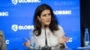 Тордіс Гильфадоттір під час GLOBSEC Forum 2026 у Празі