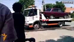 В Симферополе нашли подозрительный автомобиль