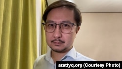 ҚазТАГ ақпарат агенттігінің бас редакторы Әмір Қасенов. Фото Қасеновтің Facebook парақшасынан алынды. 