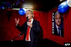 سخنرانی خیرت ویلدرس پس از اعلام نتایج انتخابات اخیر مجلس نمایندگان در هلند