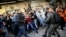 Israeli police and Palestinians scuffle after Friday Prayers in Jerusalem's Old City on December 8.