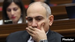 Armenia - Prime Minister Nikol Pashinian attends his government's question-and-answer session in the Armenian parliament, Yerevan, March 4, 2026.