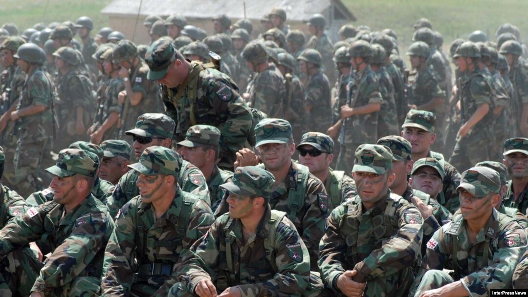İndi koalisiya qüvvələri tərkibində anti-terror əməliyyatlarında min gürcü əsgəri xidmət edir