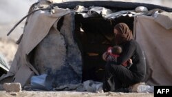 Сириядағы босқындар лагері. Көрнекі сурет.