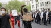 S antirasističkog prosvjeda u Londonu, 3. lipnja