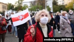 Протест в Минске, 5 октября 2020 года