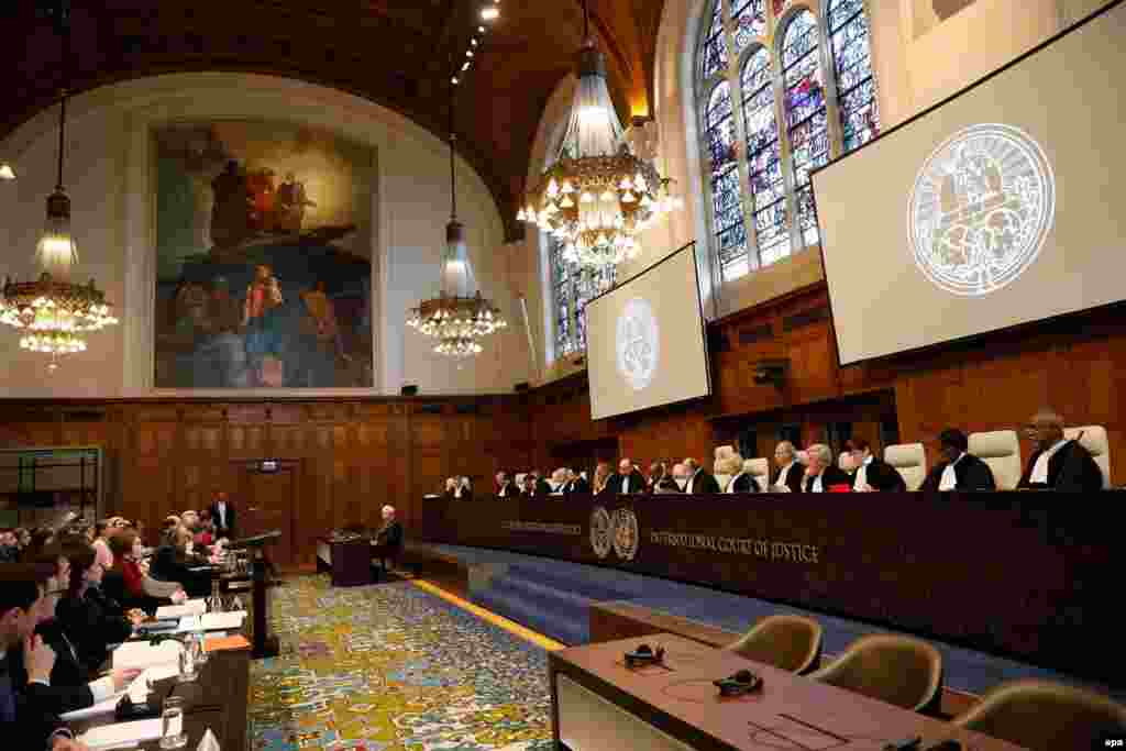 Розгляд позову України проти Росії у Міжнародному суді ООН. Гаага, 6 березня 2017 року БІЛЬШЕ ПРО ЦЕ