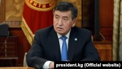 Президент Сооронбай Жээнбеков.