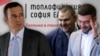Кметът на София Васил Терзиев, лидерът на "ДПС - Ново начало" Делян Пеевски и кметът на столичния район "Искър", в който се намира квартал "Дружба", Петко Краев (ГЕРБ-СДС). Колаж