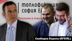 Кметът на София Васил Терзиев, лидерът на "ДПС - Ново начало" Делян Пеевски и кметът на столичния район "Искър", в който се намира квартал "Дружба", Петко Краев (ГЕРБ-СДС). Колаж