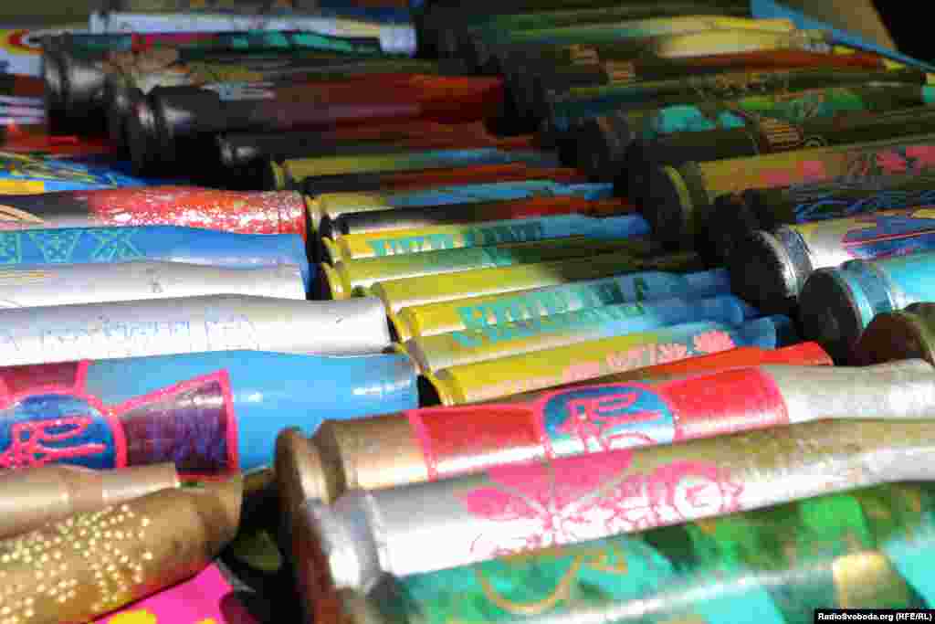 Розфарбовані гільзи з передової&nbsp;