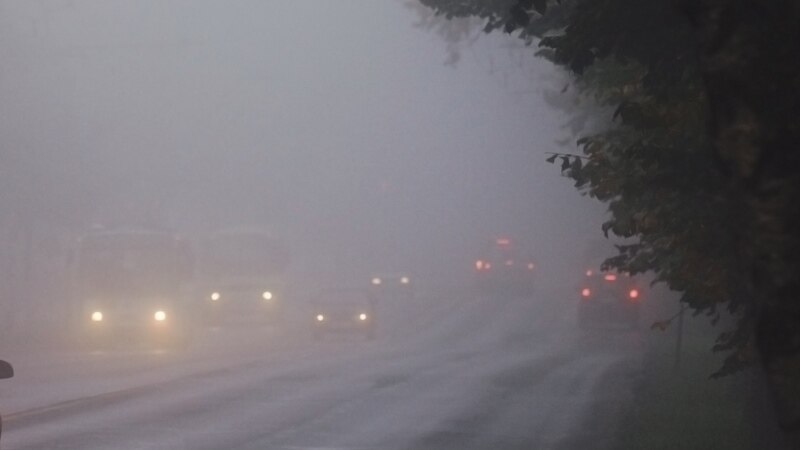 «ДТП в тумане»: на автодороге под Симферополем – транспортный затор