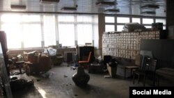 Боевики «ЛНР» разгромили научную библиотеку Восточноукраинского университета имени В.И.Даля (фото из соцсетей)