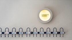 Prazni ofingeri u školi u Gladsaxu, Danska, 14 april 2020.