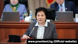 Dinara Sagynbaeva has been detained for questioning. (file photo)